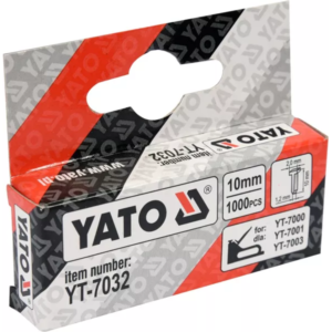 YATO tűzőkapocs 10 mm 1000 db – YT-7032